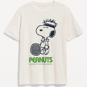 Peanuts Graphic Tee 4x Tall plus size tennis tee snoopy